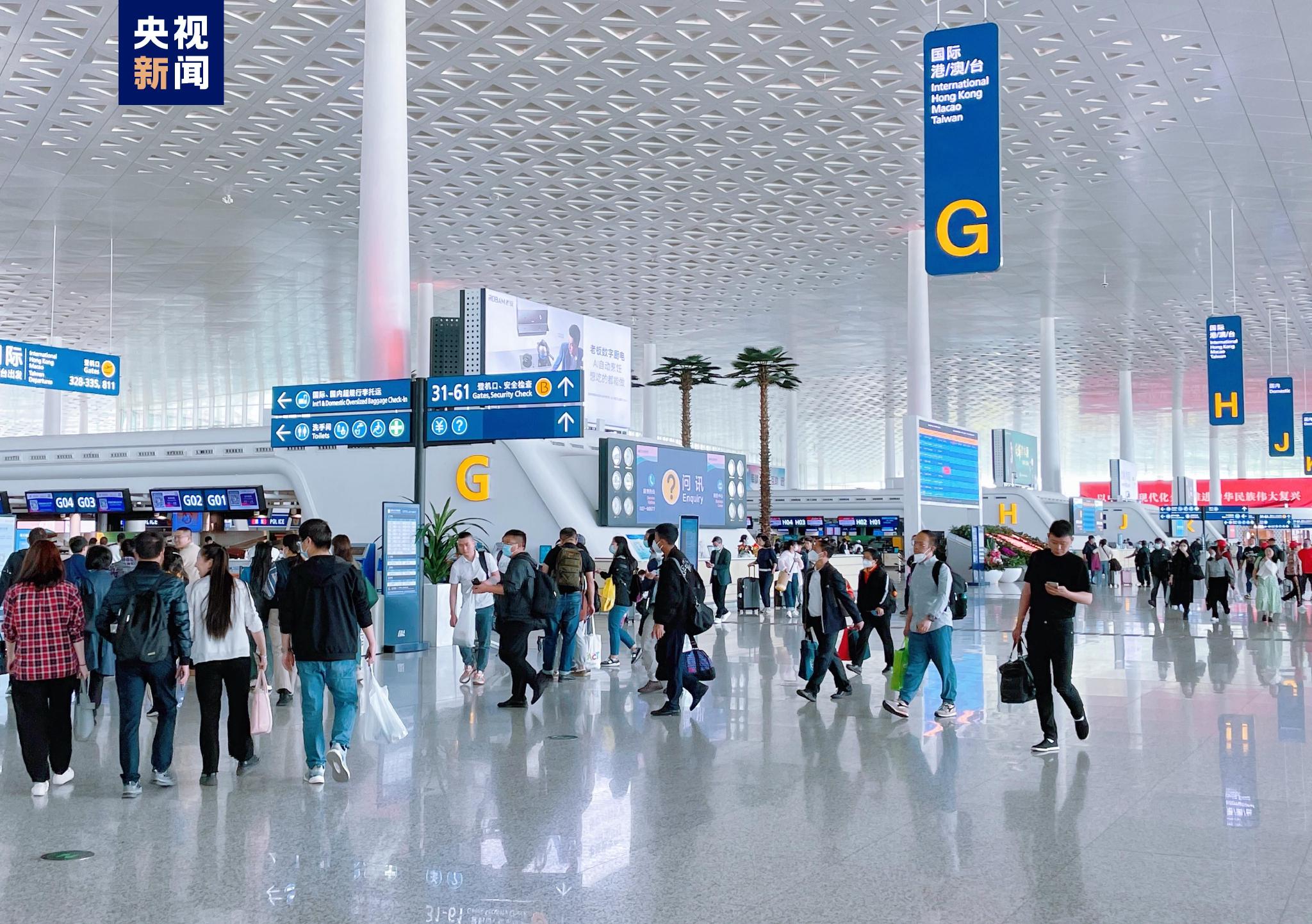 单日7.8万人次 武汉天河机场进出港人数再创近年新高