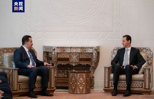 伊拉克总理访问叙利亚 两国强调在阿拉伯地区新形势下深化合作