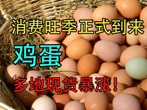 鸡蛋：消费旺季正式到来，多地现货暴涨！
